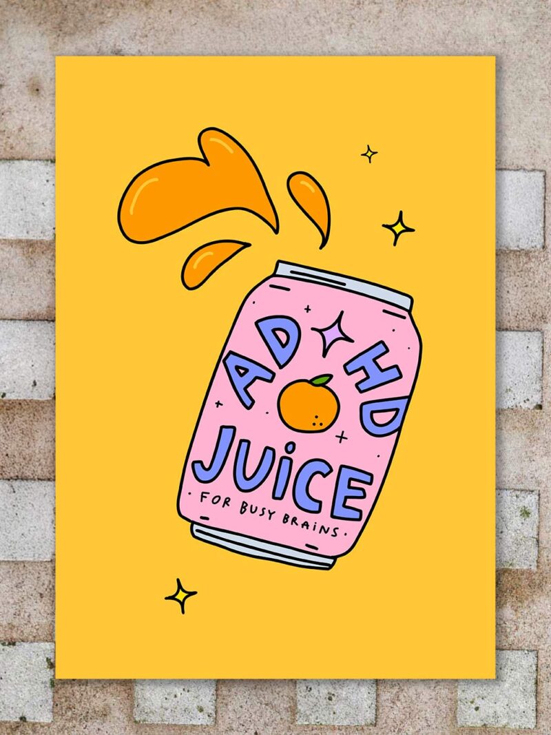 Plakát A3 / ADHD juice