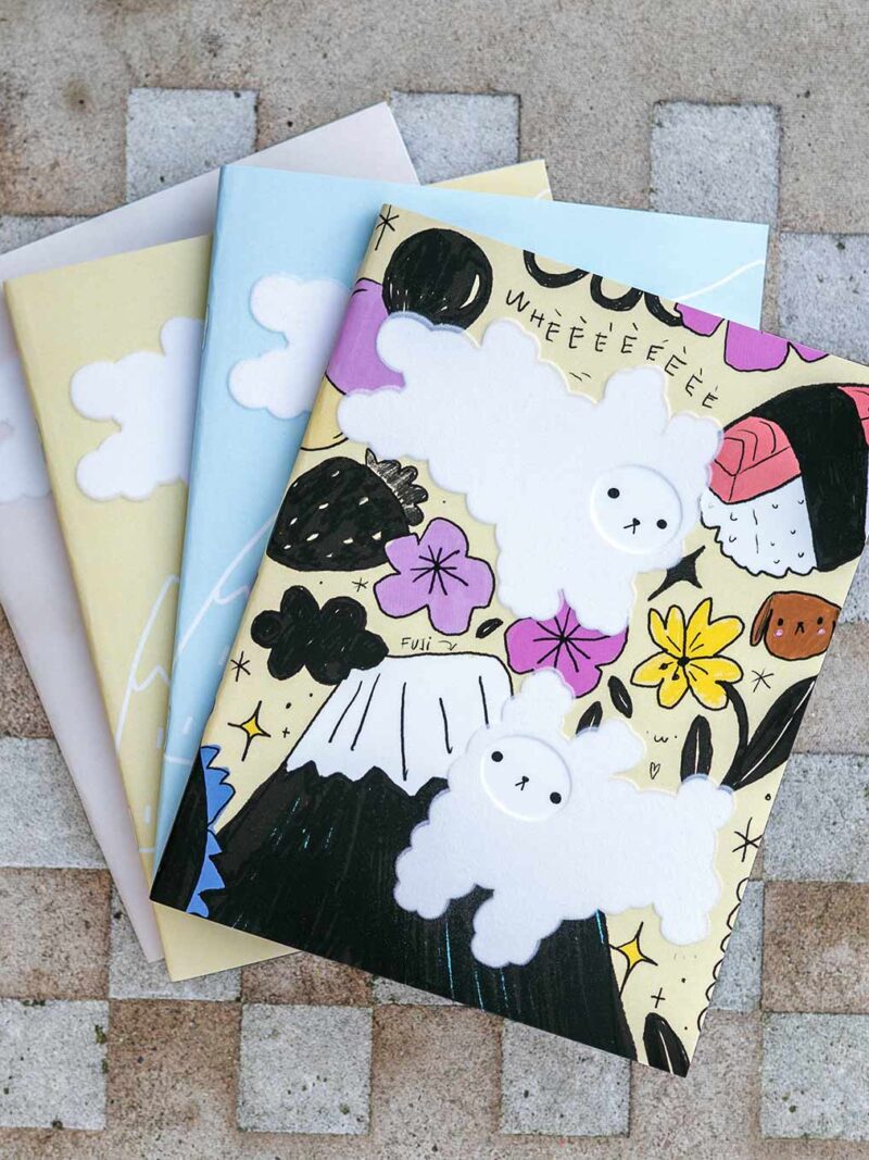 týdenní diář s plyšovými pejsky