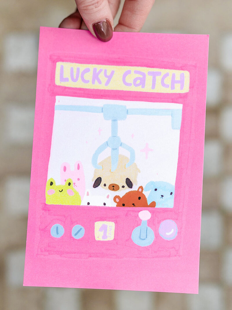 pohlednice / lucky catch