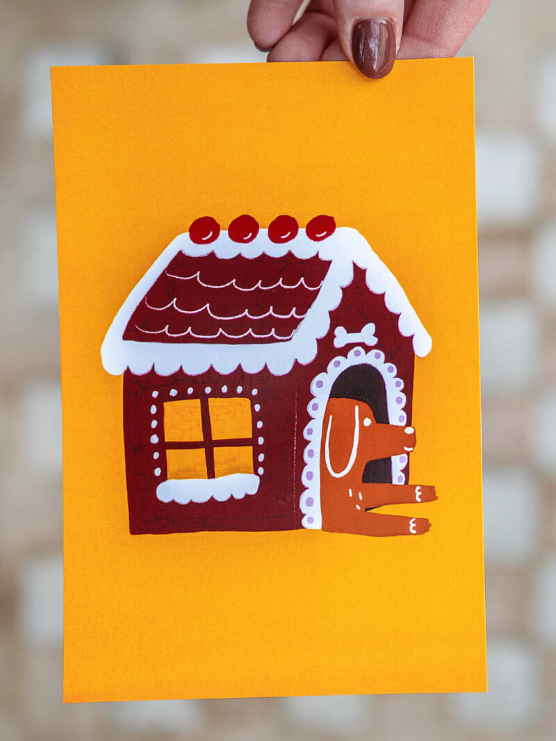 pohlednice / perníčková bouda